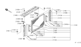 Diagram for Infiniti Q45 Radiator Support - 21549-60U01
