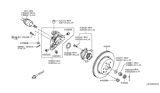 Diagram for Infiniti M37 Wheel Bearing - 43202-JK00A
