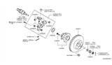 Diagram for Infiniti M45 Brake Disc - 43206-EG000