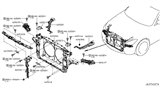 Diagram for Infiniti M37 Radiator Support - 62290-1MA0A