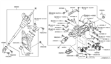 Diagram for Infiniti M56 Steering Column Cover - 48950-1MA0A