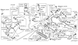 Diagram for Infiniti M37 Power Steering Hose - 49720-1MA4A