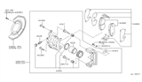 Diagram for Infiniti Brake Caliper Repair Kit - 41121-0V700