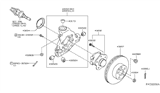 Diagram for Infiniti Axle Beam Mount - 55157-JF00A