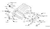 Diagram for Infiniti Thermostat Housing - 11060-3NT0A