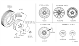 Diagram for Infiniti I30 Wheel Cover - 40343-5P215
