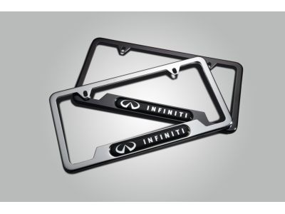 Infiniti Black Pearl License Plate Frame (Infiniti Logo) 999MB-YV000BP