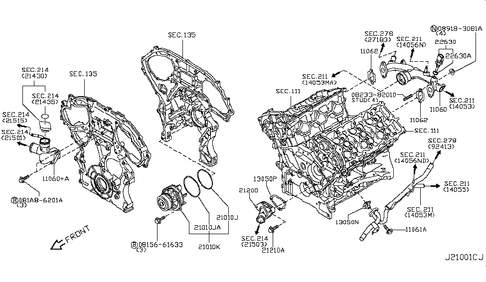 Infiniti 21306-HG00B Seal-O Ring