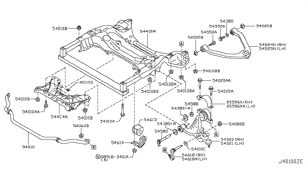 Infiniti G35 Suspension Diagram