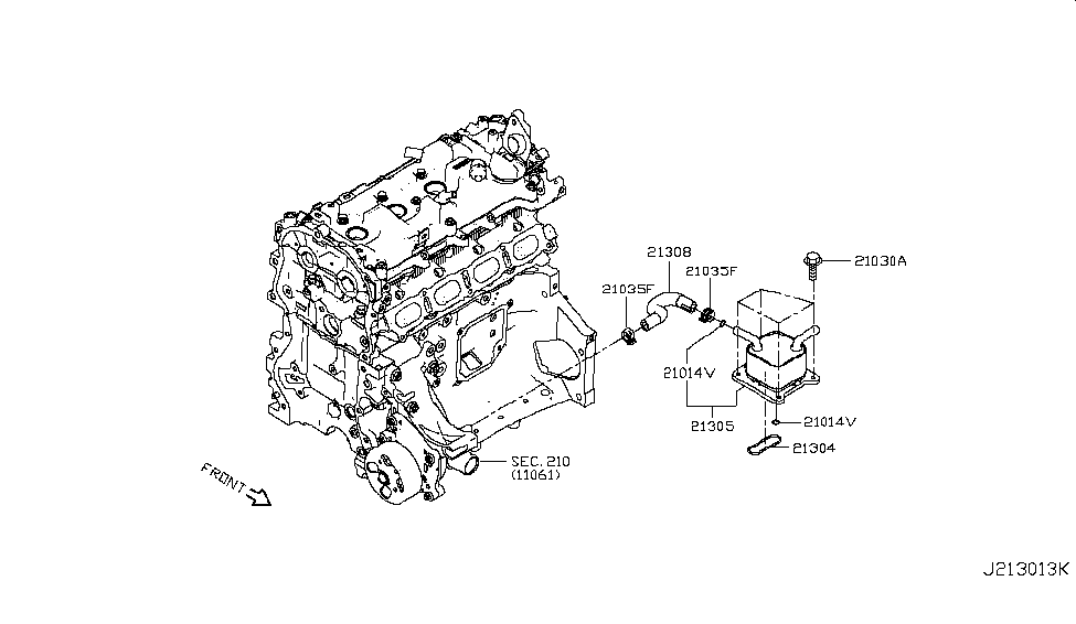 2019 Infiniti QX50 Oil Cooler - Infiniti Parts Deal