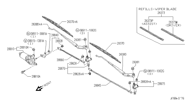 1990 Infiniti M30 Link Assy-Connecting,No 2 Diagram for 28842-F6600