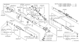 Diagram for Infiniti QX4 Steering Gear Box - 49001-4W000