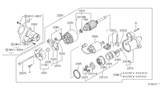 Diagram for 1996 Infiniti Q45 Starter Motor - 23300-60U12
