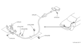 Diagram for Infiniti Q45 Hood Cable - 65620-60U00