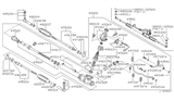 Diagram for 1995 Infiniti Q45 Tie Rod End - 48520-33P26