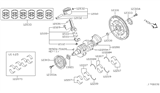 Diagram for 2002 Infiniti I35 Piston Ring Set - 12033-2Y903
