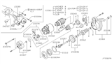 Diagram for Infiniti I35 Starter Motor - 23300-2Y900