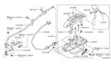 Diagram for Infiniti I35 Automatic Transmission Shifter - 34901-5Y760