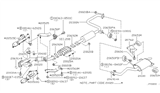 Diagram for Infiniti I35 Exhaust Pipe - 20100-5Y700