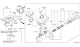 Diagram for Infiniti I35 Brake Master Cylinder - 46010-3L121