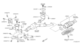 Diagram for 2004 Infiniti I35 Catalytic Converter - B08A1-5Y700