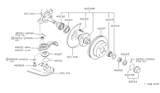 Diagram for Infiniti M30 Wheel Bearing - 40215-A0100