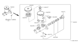 Diagram for Infiniti M30 Brake Master Cylinder - 46010-23P08