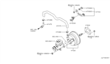 Diagram for Infiniti Q45 Brake Booster Vacuum Hose - 47474-AR200