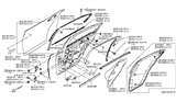 Diagram for Infiniti Q50 Body Mount Hole Plug - 82840-1LA1A