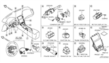 Diagram for 2020 Infiniti Q50 Ignition Switch - 25150-4GA0A