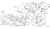 Diagram for 2016 Infiniti Q50 Seat Cushion - 88611-4HK0A