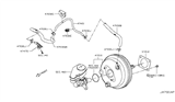 Diagram for Infiniti QX70 Brake Booster Vacuum Hose - 47471-1CD0B