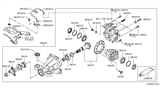 Diagram for 2014 Infiniti Q50 Differential Bearing - 38440-4GD0A