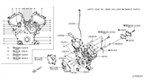 Diagram for Infiniti Q50 Timing Cover - 13500-EY01A