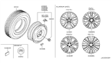 Diagram for Infiniti QX70 Wheel Cover - 40343-6WY6A
