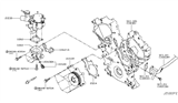 Diagram for 2020 Infiniti Q60 Thermostat Gasket - 11062-5CA2A