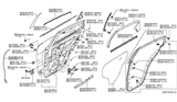 Diagram for Infiniti Q50 Body Mount Hole Plug - 64891-W5000