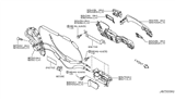 Diagram for 2013 Infiniti FX50 Door Latch Assembly - 82501-1CA0A