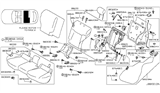 Diagram for 2010 Infiniti FX50 Seat Cover - 88670-1CB1B