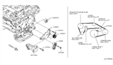 Diagram for Infiniti A/C Idler Pulley - 11925-JK21A