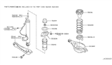 Diagram for 2011 Infiniti EX35 Coil Spring Insulator - 55338-1BA0A