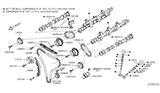 Diagram for 2012 Infiniti EX35 Cam Gear - 13024-JN01A