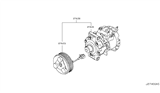 Diagram for Infiniti Q70L A/C Compressor - 92600-1CA0C