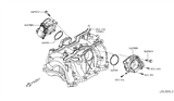 Diagram for Infiniti Q70 Throttle Body Gasket - 16175-1CA0A