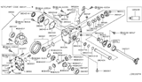 Diagram for 2007 Infiniti G35 Differential Bearing - 38440-AR00A