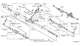 Diagram for Infiniti G37 Steering Gear Box - 49001-JK63A
