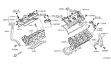 Diagram for 2012 Infiniti G37 Engine Cover - 13264-JK00B