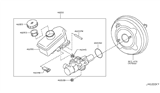 Diagram for 2012 Infiniti G25 Brake Master Cylinder - D6010-JK02D