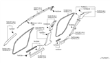 Diagram for Infiniti G37 Door Seal - 76922-JK00B