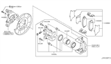 Diagram for 2014 Infiniti Q60 Brake Caliper - 44011-JK00A